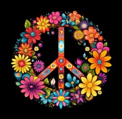 Poster - Peace sign.