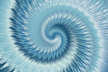Multicolor abstract radial Tai Dai vector background  in jeans colors