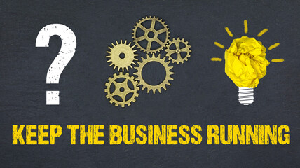 Sticker - Keep the business running	