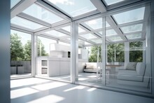An Energy Efficient Room With A Double Glazed Aluminum Frame.