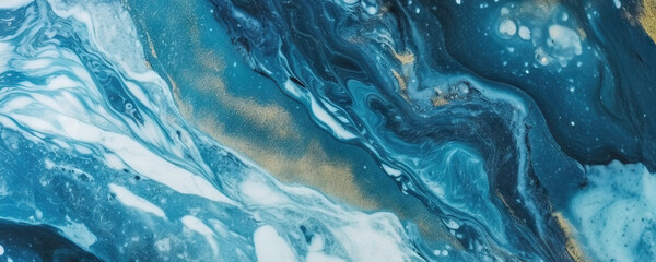 Wall Mural - Natural blue marble texture background