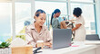 © Anela/peopleimages.com - Business woman, fashion designer and laptop for planning, online shop management and website or blog in office startup. Creative worker on computer for clothes marketing, e commerce or social media