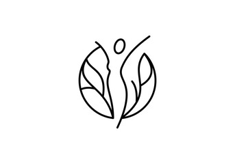 body care illustration logo