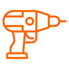 Sticker - Vector Design Hand Drill Icon Style