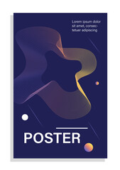 Wall Mural - abstract shape background concept. futuristic and modern booklet or flyer. poster or banner for webs