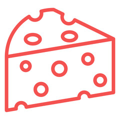 Poster - Vector Design Cheese Icon Style