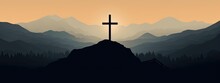 The Holy Cross In The Mountains Generative AI