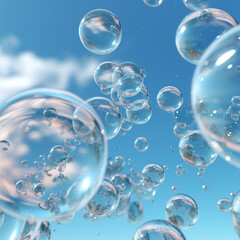 Poster - bubble for bacground desain