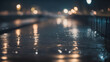 © SeanJVision - Flooded road, rainy night, city lights, bokeh