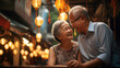 © EmmaStock - Asian Thai senior couple love moment