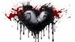 © Kateryna - gothic heart, heart shape, broken heart, colorful heart