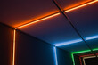 © A.J. Schokora/Stocksy - Neon Hallway