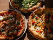 Selection Of Pizzas