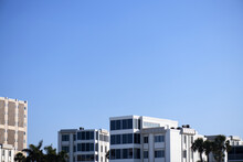 Florida Condominium Complexes Under Clear Blue Skies