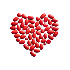 Sticker - Heart shaped red pills