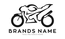 Naked Motorbikes Symple Vector Logo