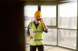 © Oleksii Syrotkin/Stocksy - Architect Call Mobile Phone Work Construction Site