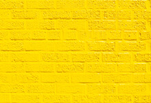 Brick Wall Painted Yellow