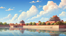 Illustration Of The Forbidden City