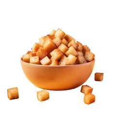 Sticker - Croutons on transparent background