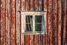 Window Of An Old Hut  