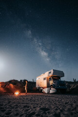 camping on the beach in baja california