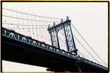 Detail Of Manhattan Bridge In NYC, 35 Mm