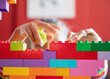 © Anya Brewley Schultheiss/Stocksy - Closeup of child building blocks