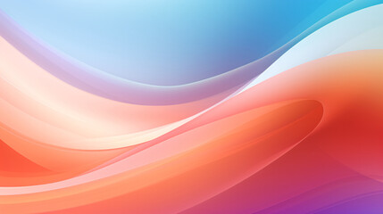 colorful geometric abstract background composed of fluid shapes
