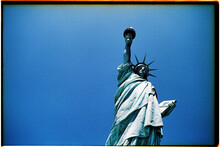Lady Liberty Against The Sky, 35mm