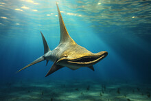 A Stunning Close-up Photo Of Sawfish In The Sea