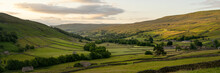 Swaledale Green Fields And Drystone Barns Yorkshire Dales