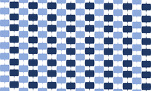 Two Tone Blue Block Vertical Strip Chessboard On White Background Repeat Seamless Pattern, Blue Background Replete Image Design For Fabric Printing Or Wallpaper Or Backdrop
