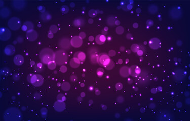 Wall Mural - purple bokeh blurred background