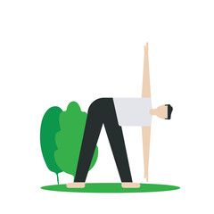 Sticker - Yoga Illustration