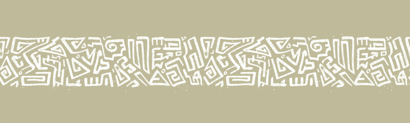hand drawn abstract seamless pattern, ethnic background, simple style - great for textiles, banners,