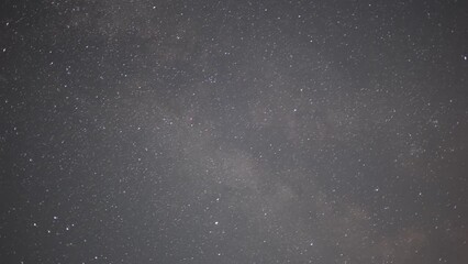 Poster - star shower in the romanian summer skies: timelapse of the milky way and meteorites