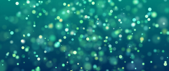 Wall Mural - bokeh particles lights with soft light abstract background.