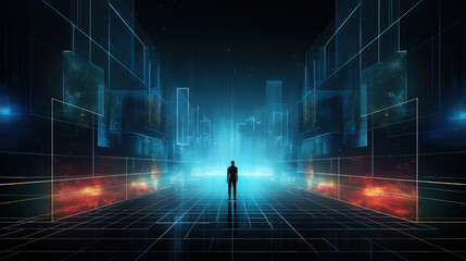 original concept art, video game style, room for copy great wallpaper or background environment of the highest quality. 
