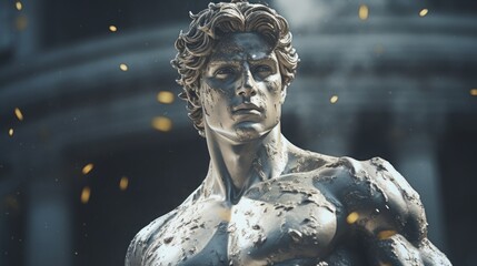 Wall Mural - Apollo - The greek god of the sun.generative ai
