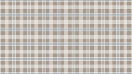 Sticker - Beige and blue plaid fabric texture as a background