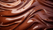 Abstract Wavy Chocolate Background