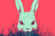 gloomy rabbit, a style of risography