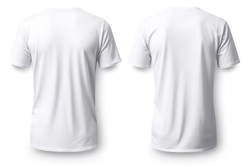 rt Short Sleeve Men's. For mockup ( 3d rendered / Illustrations) front and back White