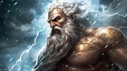 Poster - Ancient Greek God Zeus