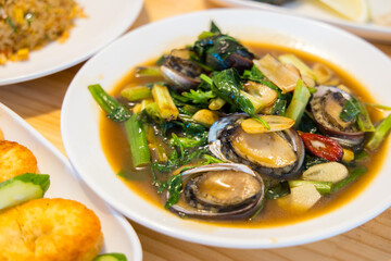 Poster - Steamed abalone dish in Chinese restaurant