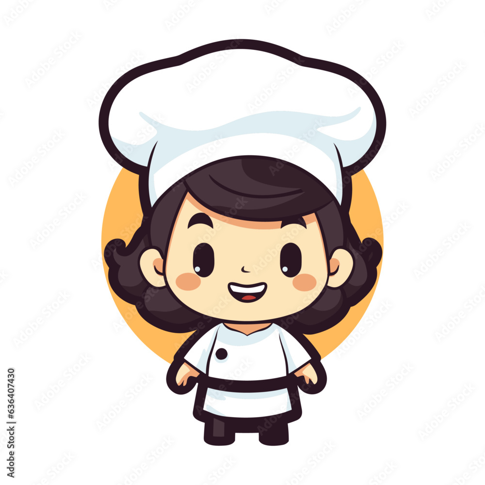 Elevate your brand with a captivating illustration of a mom chef - the ...