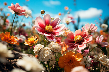 Wall Mural - the beautiful flower in the garden