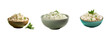 © TheWaterMeloonProjec - Herb rice in a bowl on transparent background