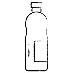 Poster - Hand drawn Water bottle icon